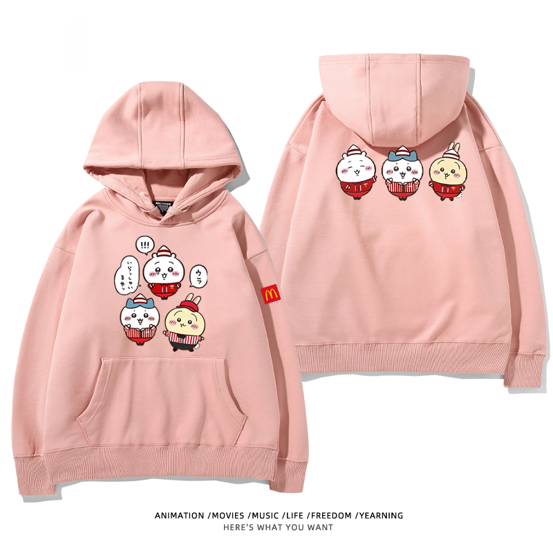 Chiikawa新款 親子情侶男女款連帽衛衣-ZUIHANG SHOP