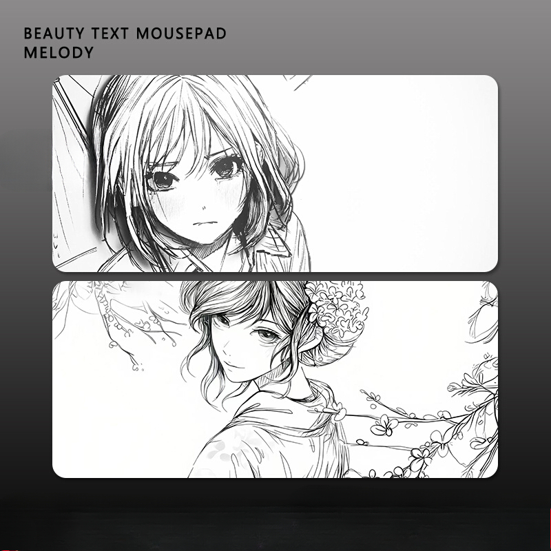 二次元亂線 主題桌墊 布質滑鼠墊-ZUIHANG SHOP