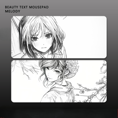 二次元亂線 主題桌墊 布質滑鼠墊-ZUIHANG SHOP