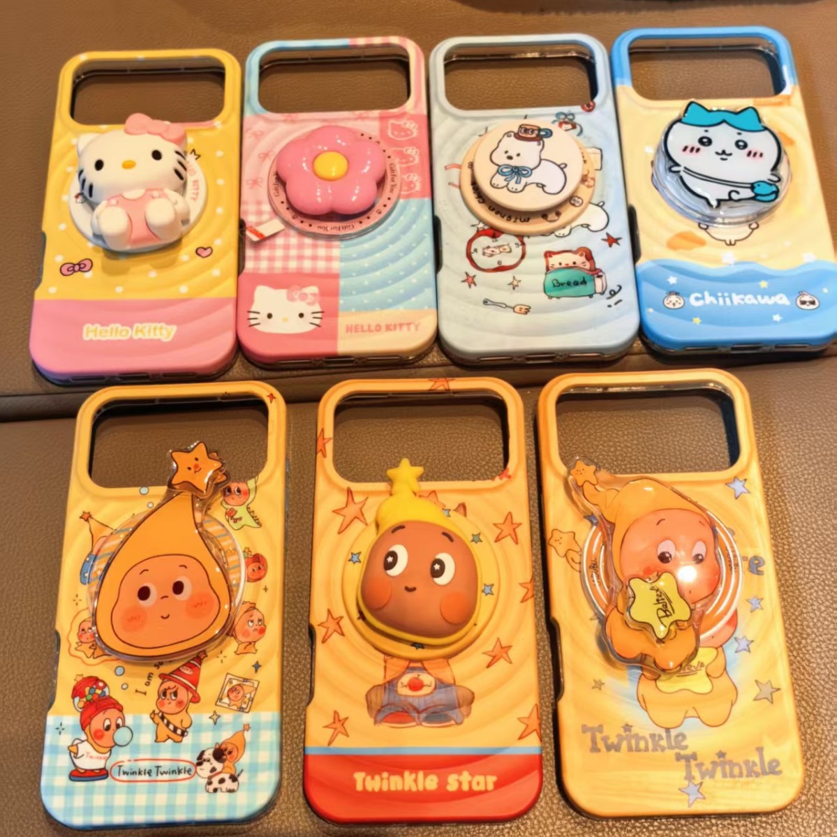 iPhone17系列 波漾磁吸卡通 可愛支架 軟邊 手機殼