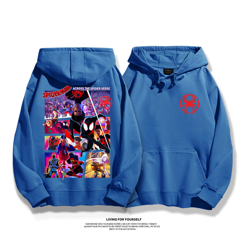 蜘蛛俠縱橫宇宙新款 親子情侶男女款連帽衛衣-ZUIHANG SHOP