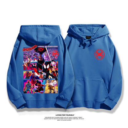 蜘蛛俠縱橫宇宙新款 親子情侶男女款連帽衛衣-ZUIHANG SHOP