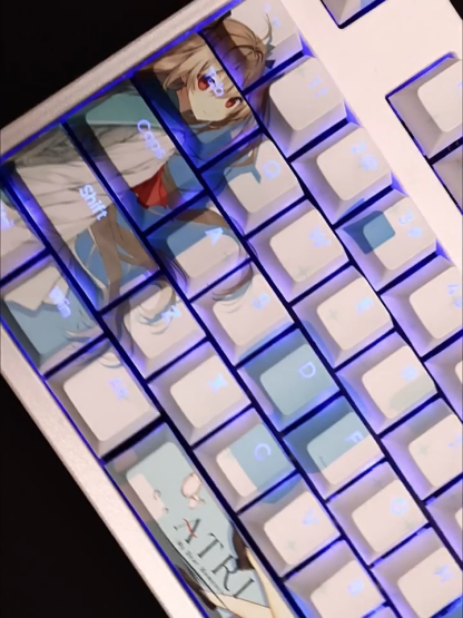 亞托莉透光RGB108鍵標準配列衛星軸鍵帽