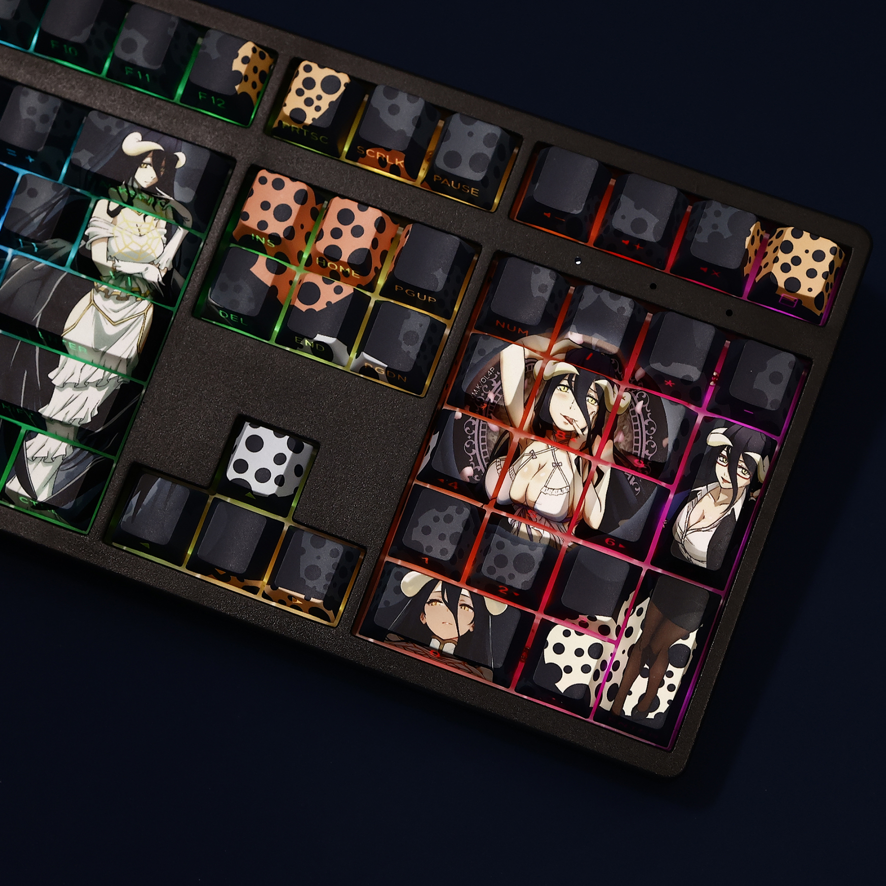 Overlord 雅兒貝德 透光RGB108鍵標準配列衛星軸鍵帽-ZUIHANG SHOP