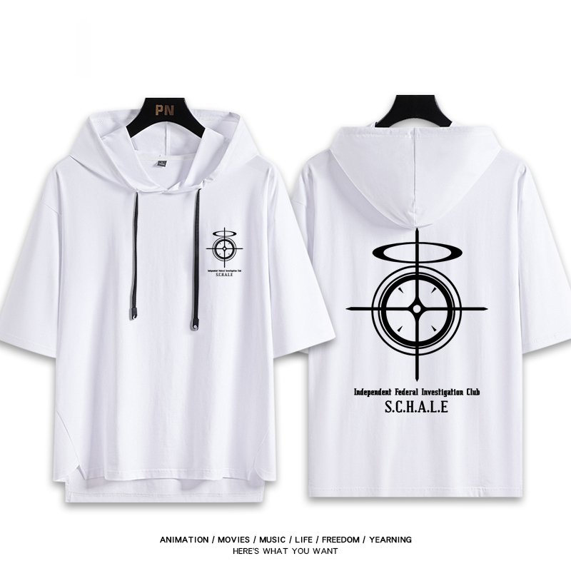 蔚藍檔案 鬼方佳代子 連帽短袖T恤-ZUIHANG SHOP