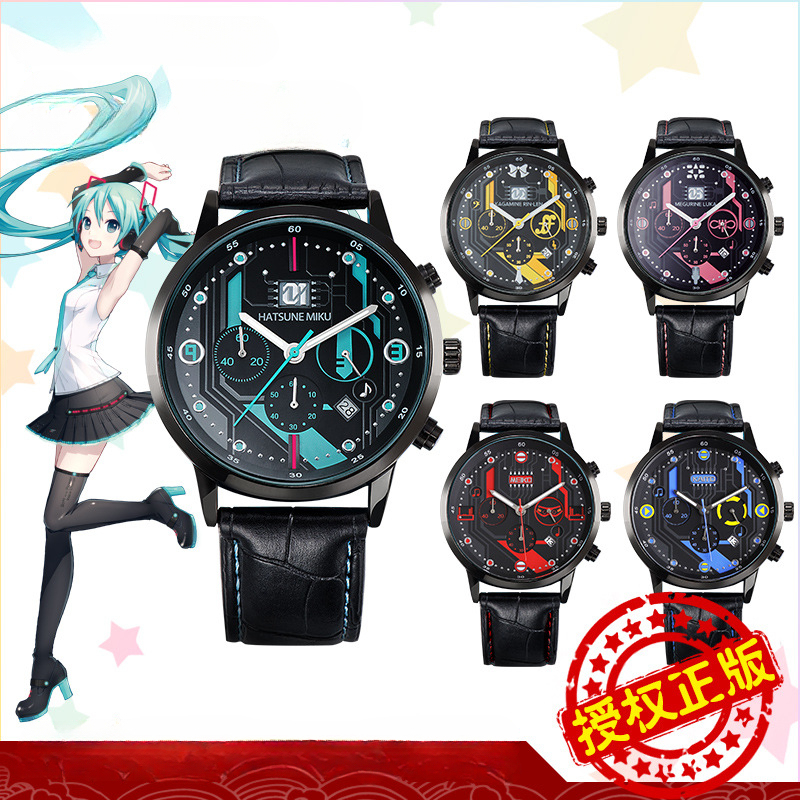 初音未來 序曲系列六針石英手錶-ZUIHANG SHOP