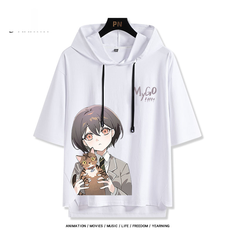 BanG Dream! It's MyGO新款 親子情侶男女款連帽短袖T恤-ZUIHANG SHOP