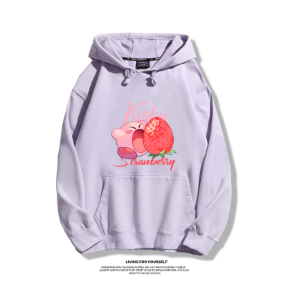 星之卡比新款 親子情侶男女款連帽衛衣