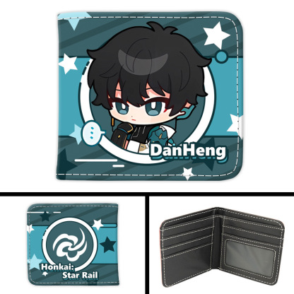 星穹鐵道Q版動漫周邊pu皮革短錢包-ZUIHANG SHOP