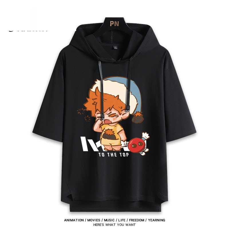 排球少年 連帽短袖T恤