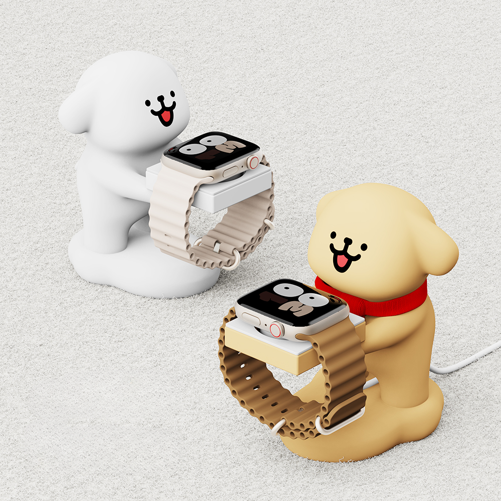 線條小狗 手錶充電器支架底座-ZUIHANG SHOP