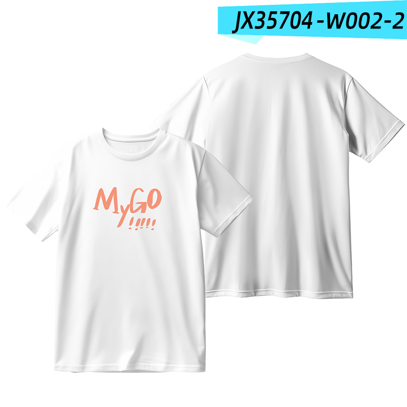 BanG Dream MyGO!!! 周邊印花短袖T恤-ZUIHANG SHOP