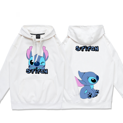 史迪奇 2025秋冬新款 親子情侶裝連帽衛衣