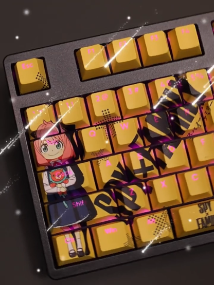 阿尼亞透光RGB108鍵標準配列衛星軸鍵帽