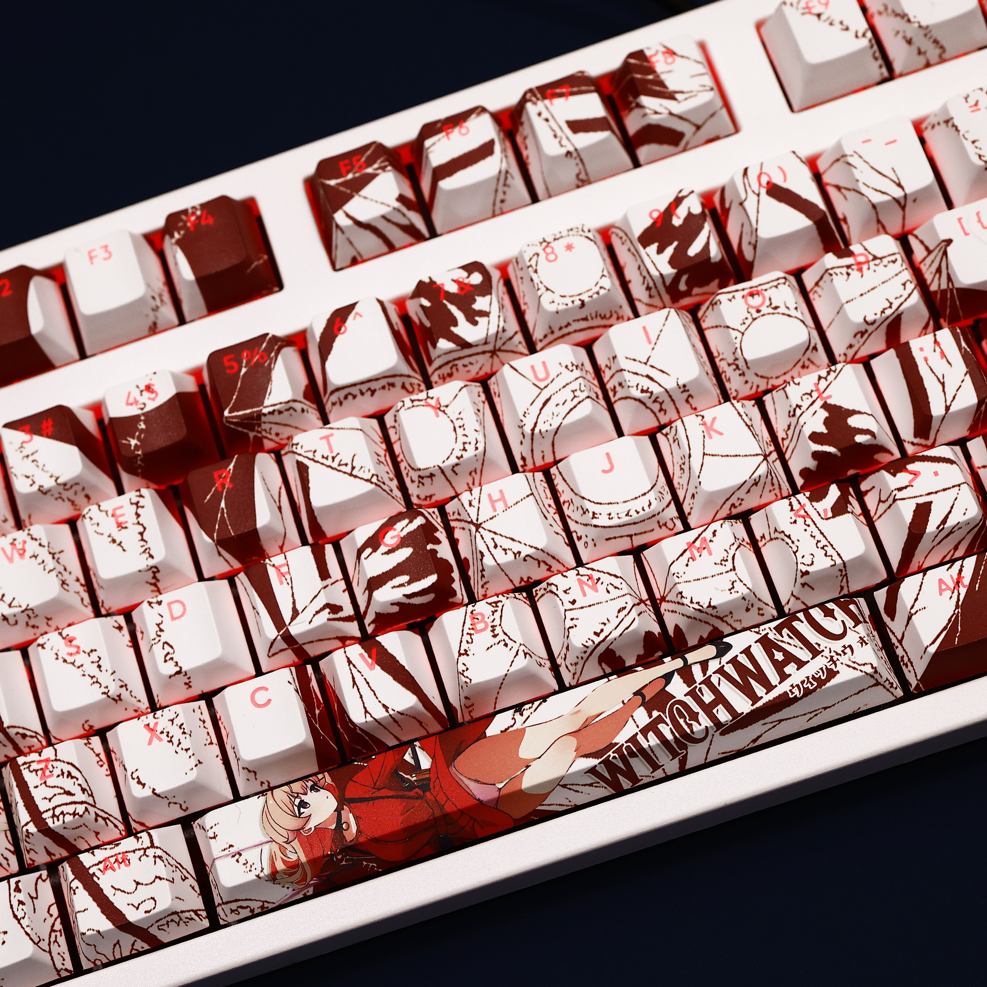 魔女守護者 若月妮可 108鍵 標準配列 衛星軸鍵帽-ZUIHANG SHOP