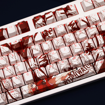 魔女守護者 若月妮可 108鍵 標準配列 衛星軸鍵帽-ZUIHANG SHOP