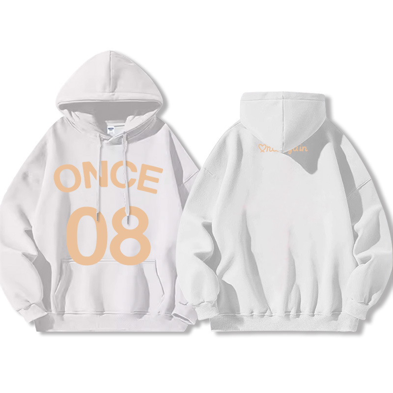 TWICE同款 寬鬆百搭 秋冬款 寬鬆連帽衛衣-ZUIHANG SHOP