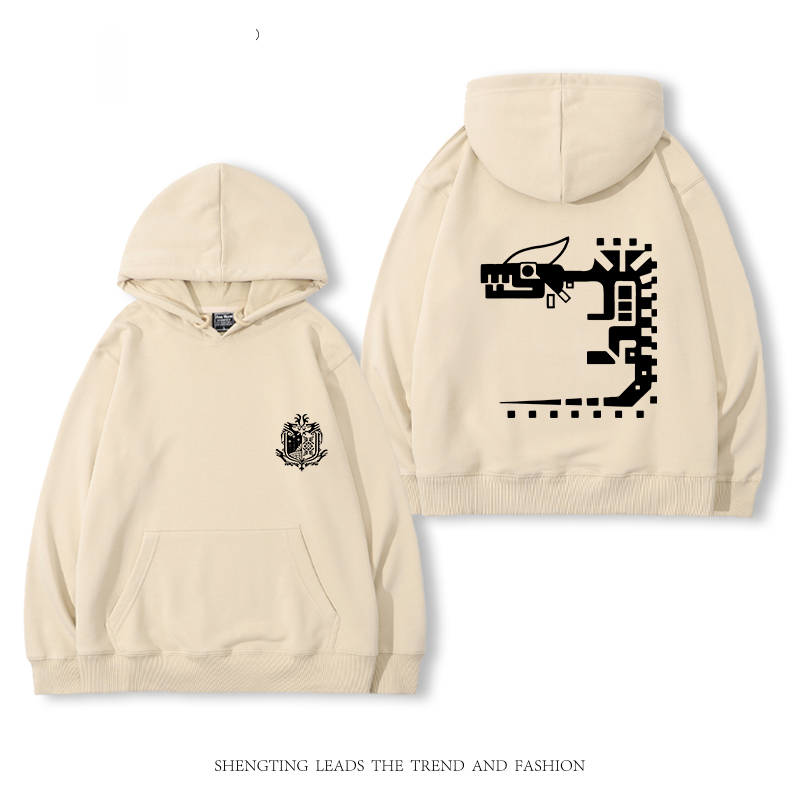 Monster Hunter Rise魔物獵人新款 親子情侶男女款連帽衛衣-ZUIHANG SHOP