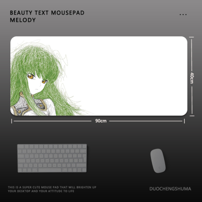 二次元亂線 主題桌墊 布質滑鼠墊-ZUIHANG SHOP