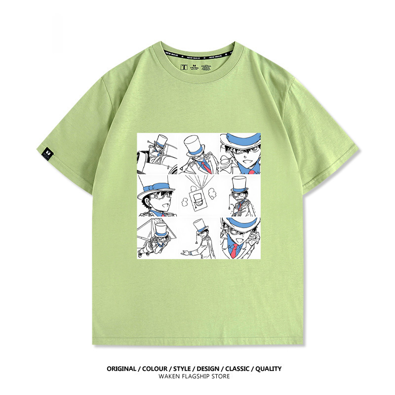 怪盜基德 2025親子情侶男女同款 印花短袖T恤