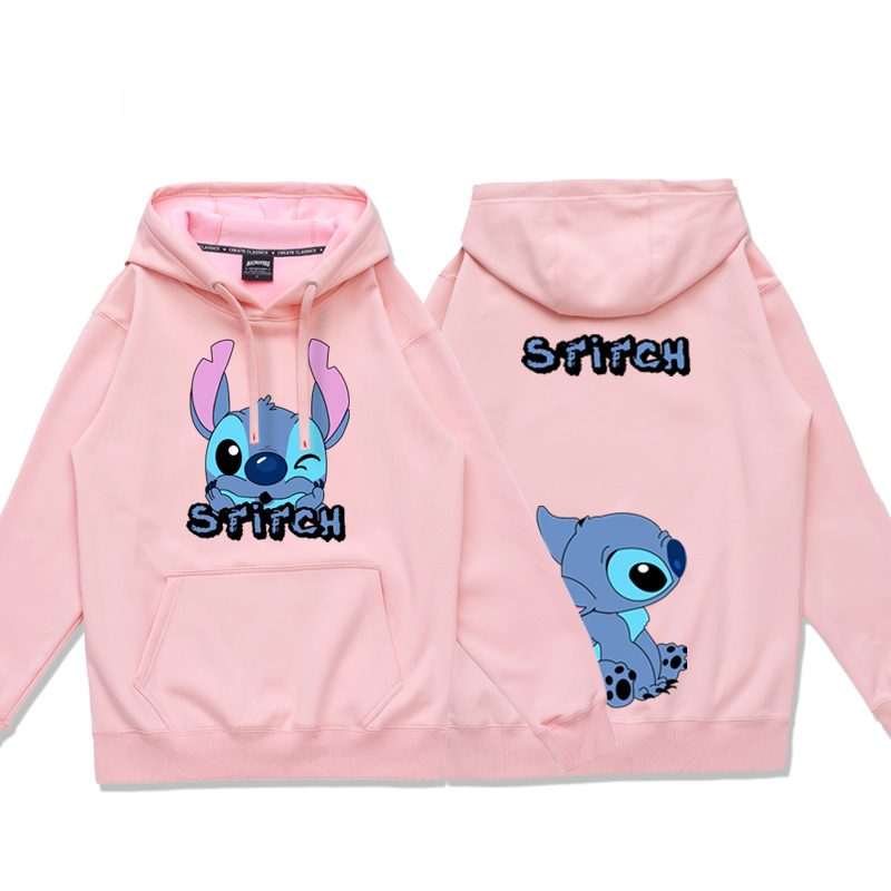 史迪奇 2025秋冬新款 親子情侶裝連帽衛衣