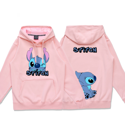 史迪奇 2025秋冬新款 親子情侶裝連帽衛衣