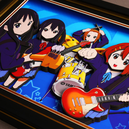 輕音少女 3D立體畫-ZUIHANG SHOP