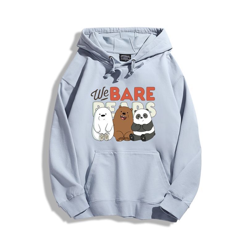 咱們三只裸熊聯名nasa新款 親子情侶男女款連帽衛衣-ZUIHANG SHOP