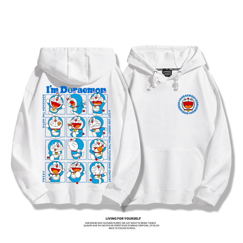 叮噹貓新款 親子情侶男女款連帽衛衣-ZUIHANG SHOP