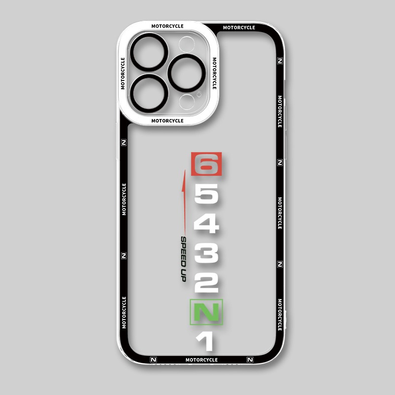 復古機車天使眼透明防摔軟殼