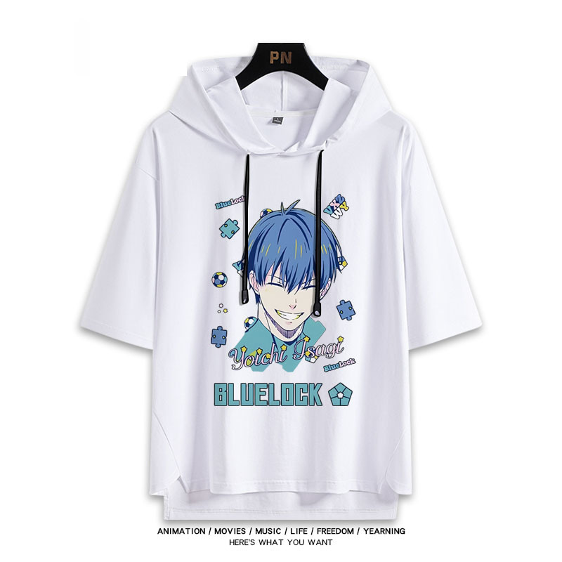 藍色監獄 連帽短袖T恤-ZUIHANG SHOP