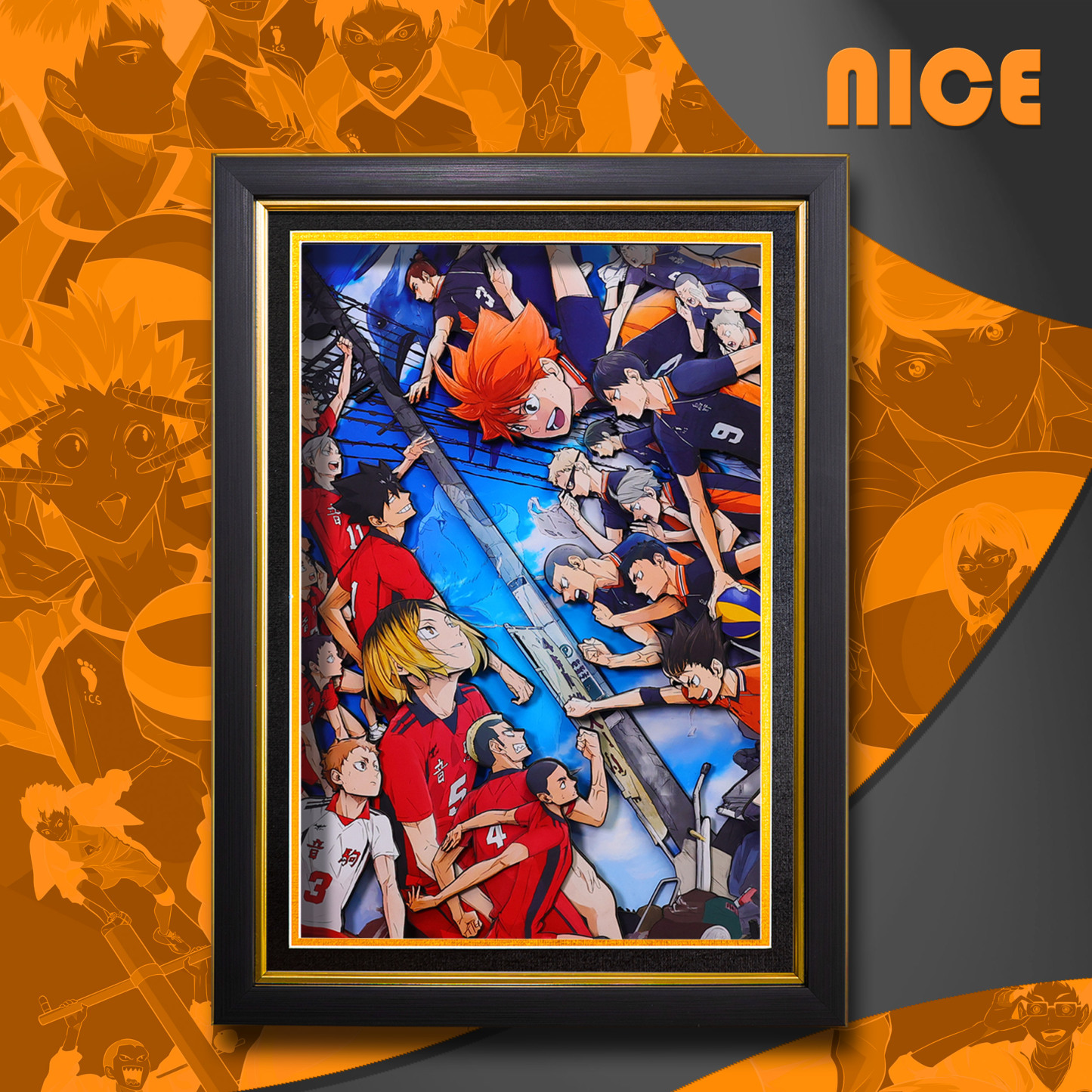 排球少年 3D立體畫-ZUIHANG SHOP