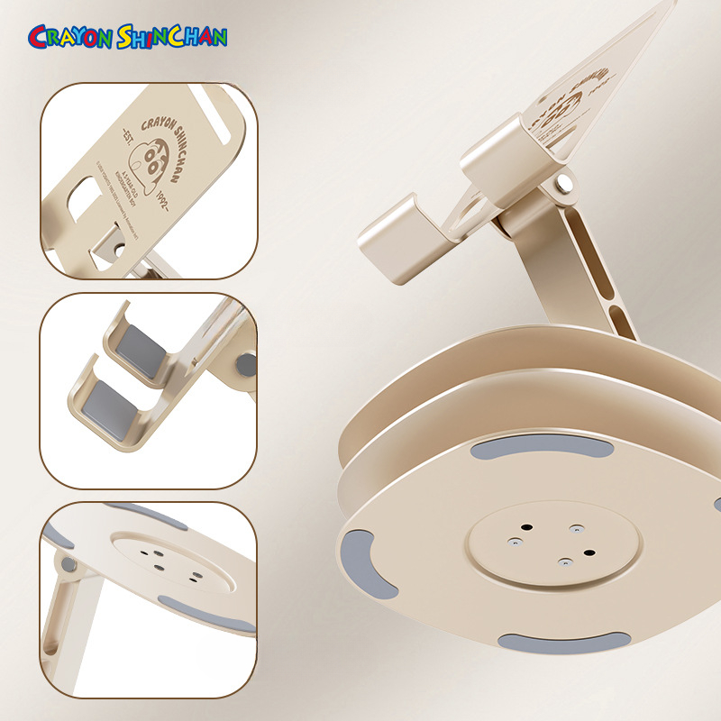 蠟筆小新/哆啦A夢 迷你金屬桌面手機支架-ZUIHANG SHOP