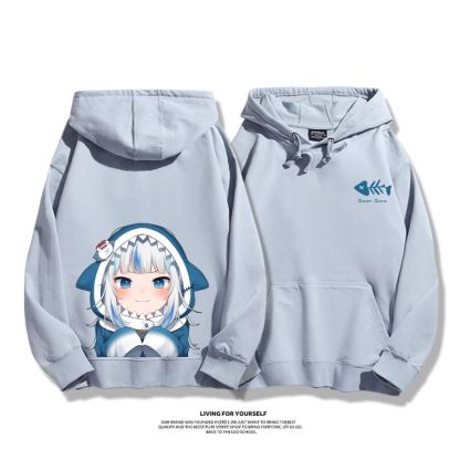 Gawr Gura 2025秋冬新款 親子情侶男女連帽衛衣-ZUIHANG SHOP