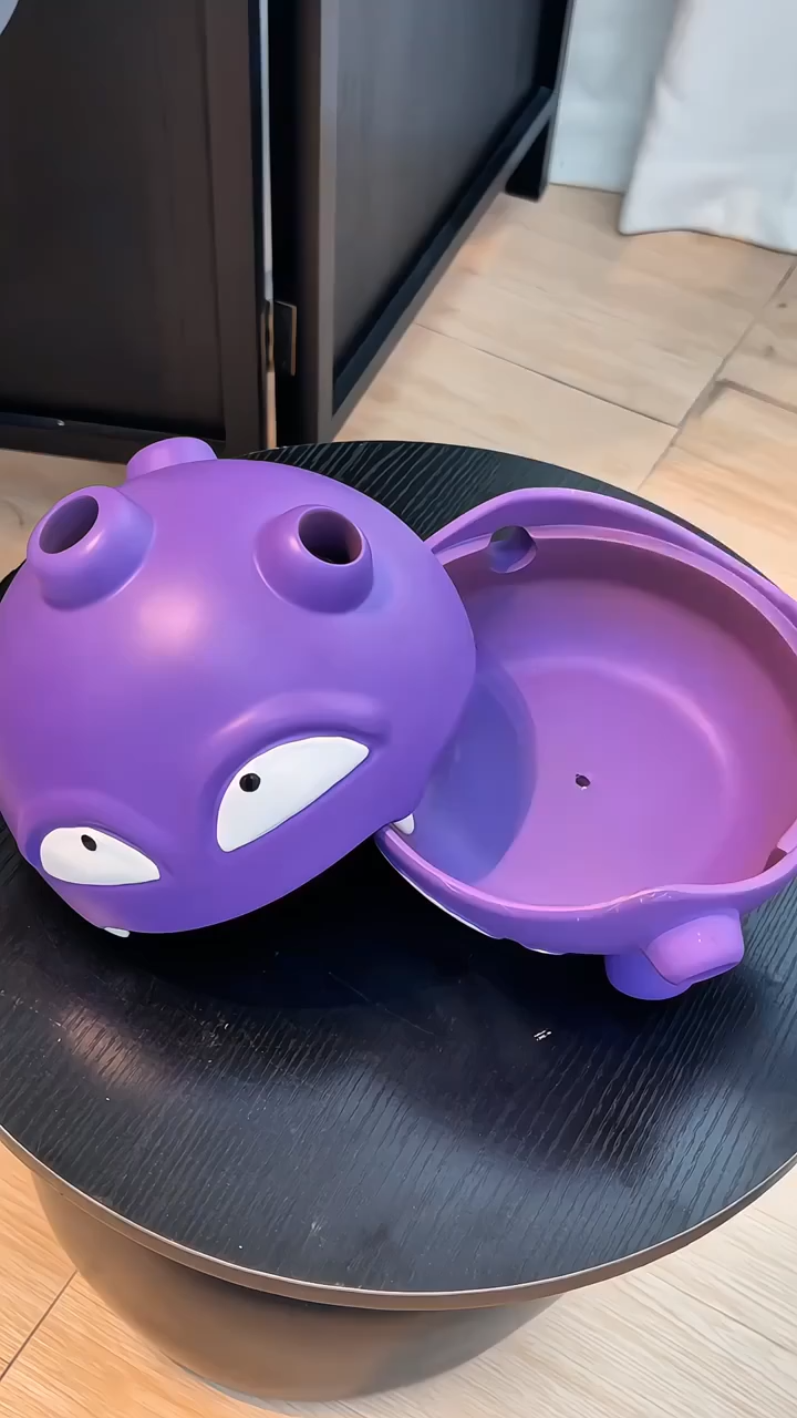 寶可夢 瓦斯彈 可蚊香收納抽象創意潮玩擺件