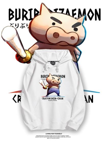 蠟筆小新新款 親子情侶男女款連帽衛衣-ZUIHANG SHOP