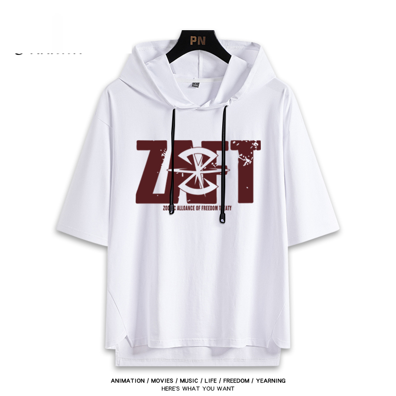 機動戰士鋼彈新款 親子情侶男女款連帽短袖T恤-ZUIHANG SHOP