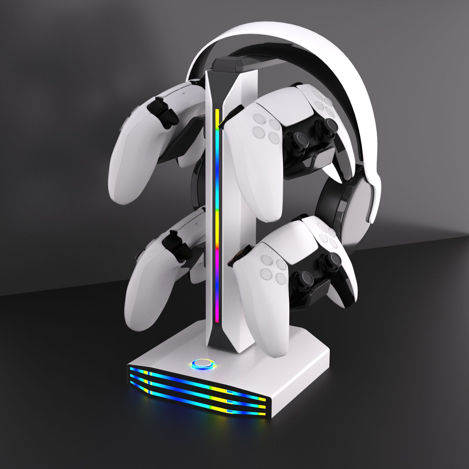 二合一支架觸控RGB燈光PS5/switch2置物架托架燈效掛架