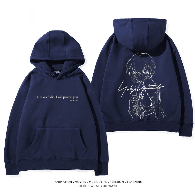 新世紀福音戰士新款 親子情侶男女款連帽衛衣-ZUIHANG SHOP