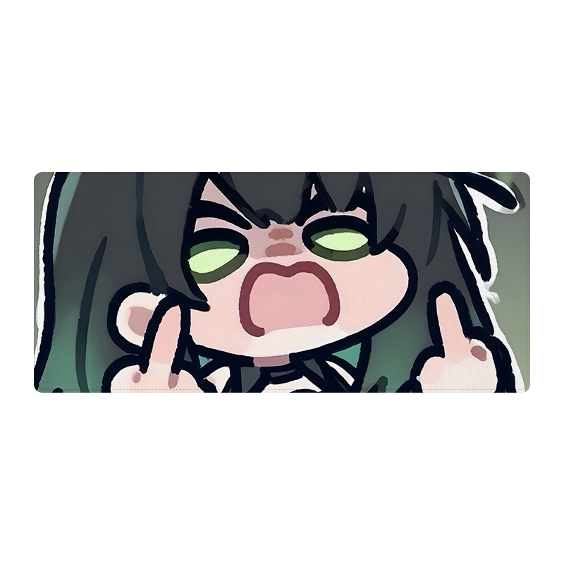 明日方舟暴躁比中指的m3滑鼠墊