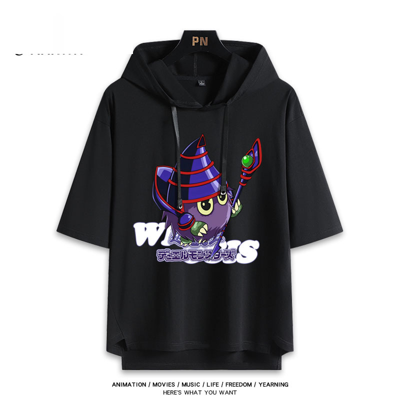 遊戲王 武藤遊戲 連帽短袖T恤-ZUIHANG SHOP