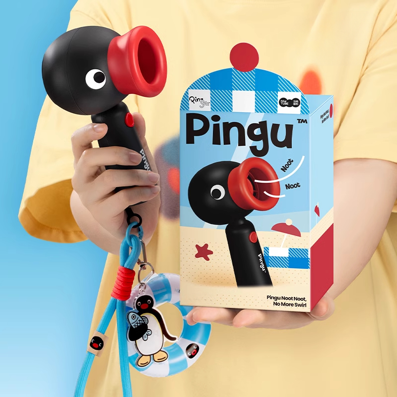 馬克圖布企鵝Pingu小風扇生日禮物儀式感女朋友閨蜜創意實用掛件-ZUIHANG SHOP