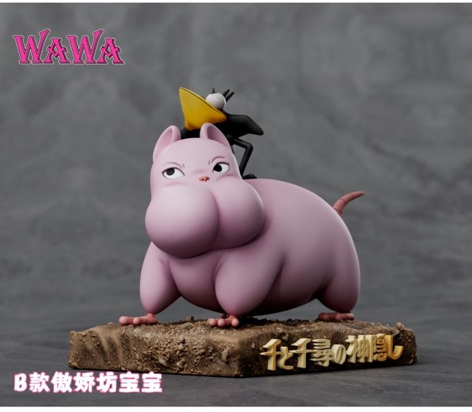 【預購】wawa工作室 宮崎駿桌面小擺件系類 睡眠/傲嬌坊寶寶-ZUIHANG SHOP