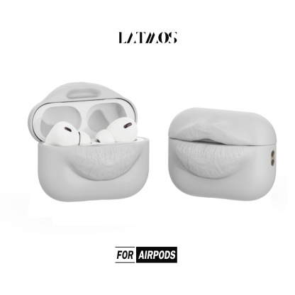 LATMOS 芭比嫩脣 Airpods 軟殼 蘋果耳機保護殼 嘴巴耳機殼 嘴脣-ZUIHANG SHOP
