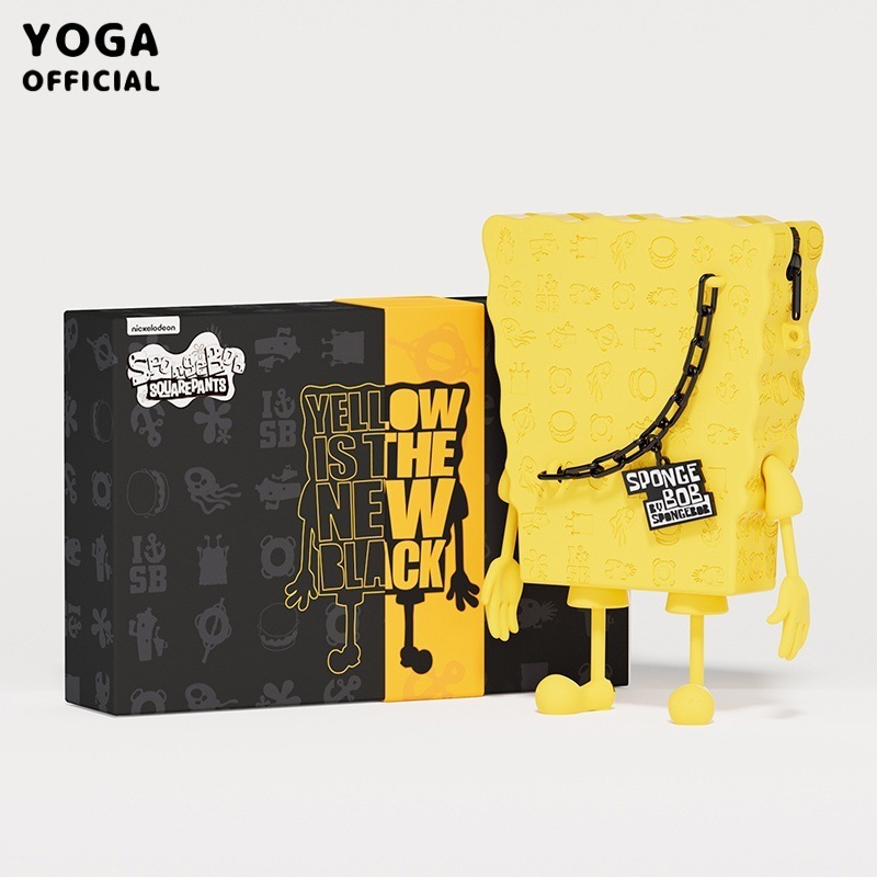 正版海綿寶寶 黑金系列 潮流卡通男女單肩包-ZUIHANG SHOP