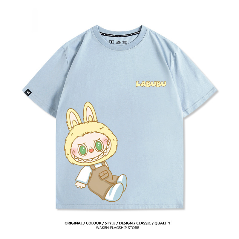 Labubu美式潮牌 印花短袖T恤-ZUIHANG SHOP