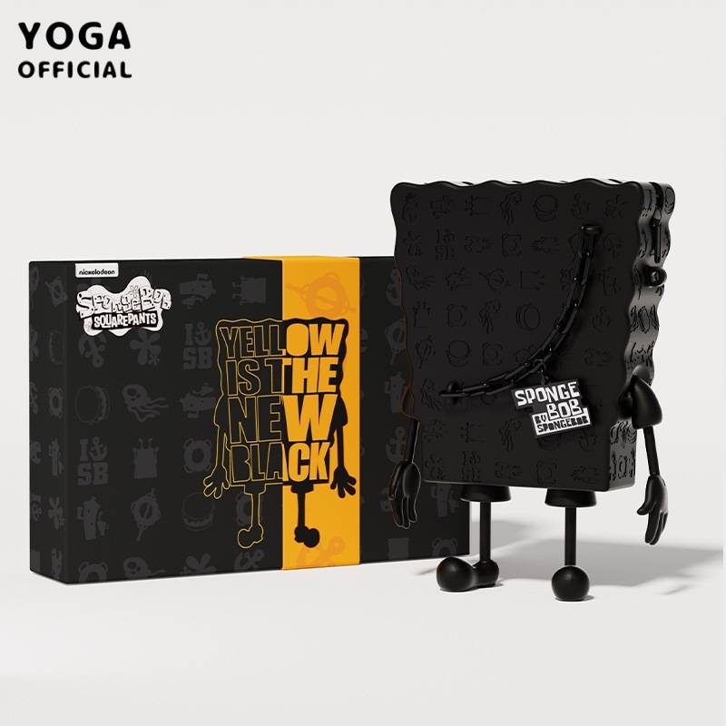 正版海綿寶寶 黑金系列 潮流卡通男女單肩包-ZUIHANG SHOP