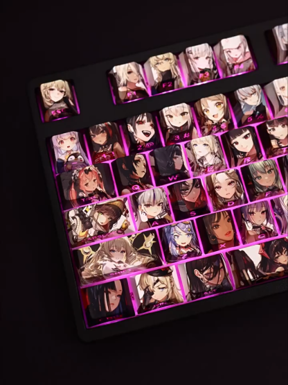 勝利女神妮姬透光RGB108鍵標準配列衛星軸鍵帽