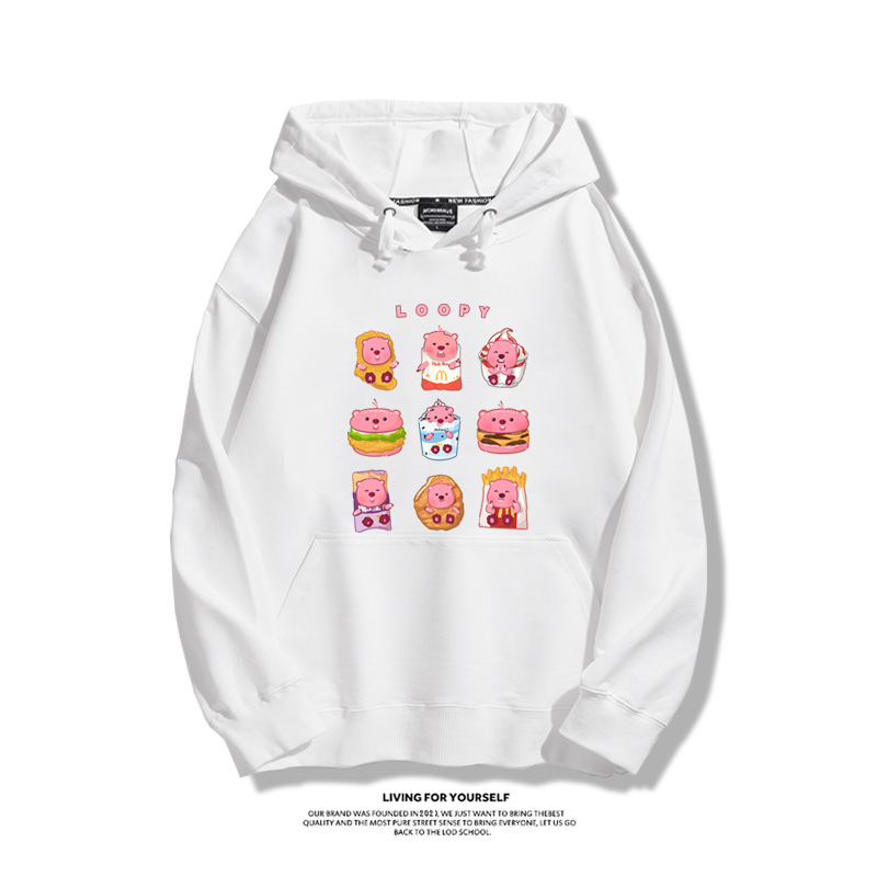 小海狸露比loopy新款 親子情侶男女款連帽衛衣-ZUIHANG SHOP