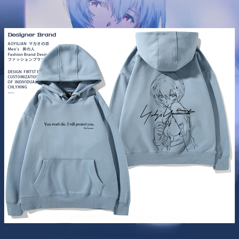 新世紀福音戰士新款 親子情侶男女款連帽衛衣-ZUIHANG SHOP